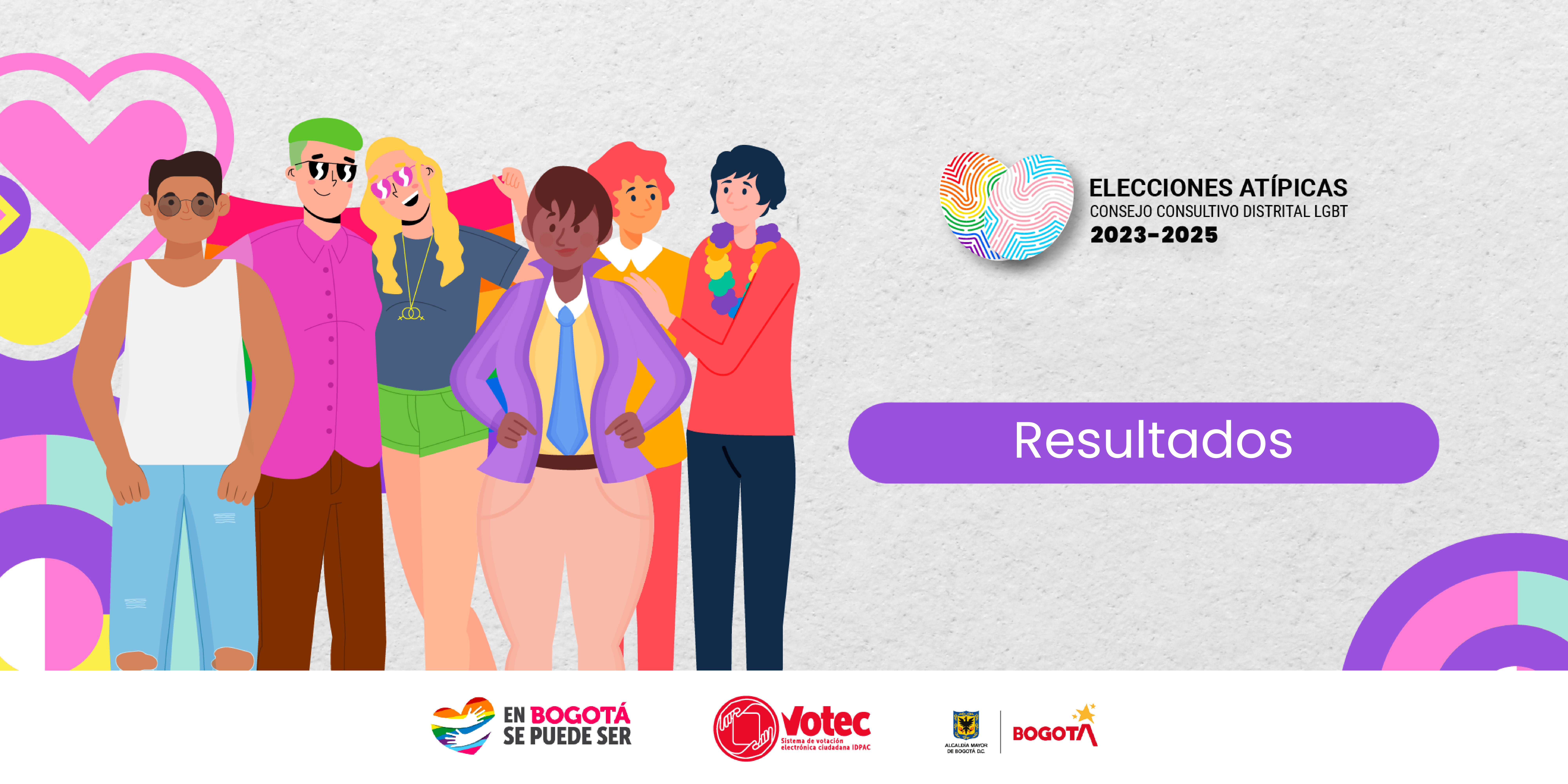 Resultados Elecciones Atípicas del Consejo Consultivo Distrital LGBT 2023 – 2025