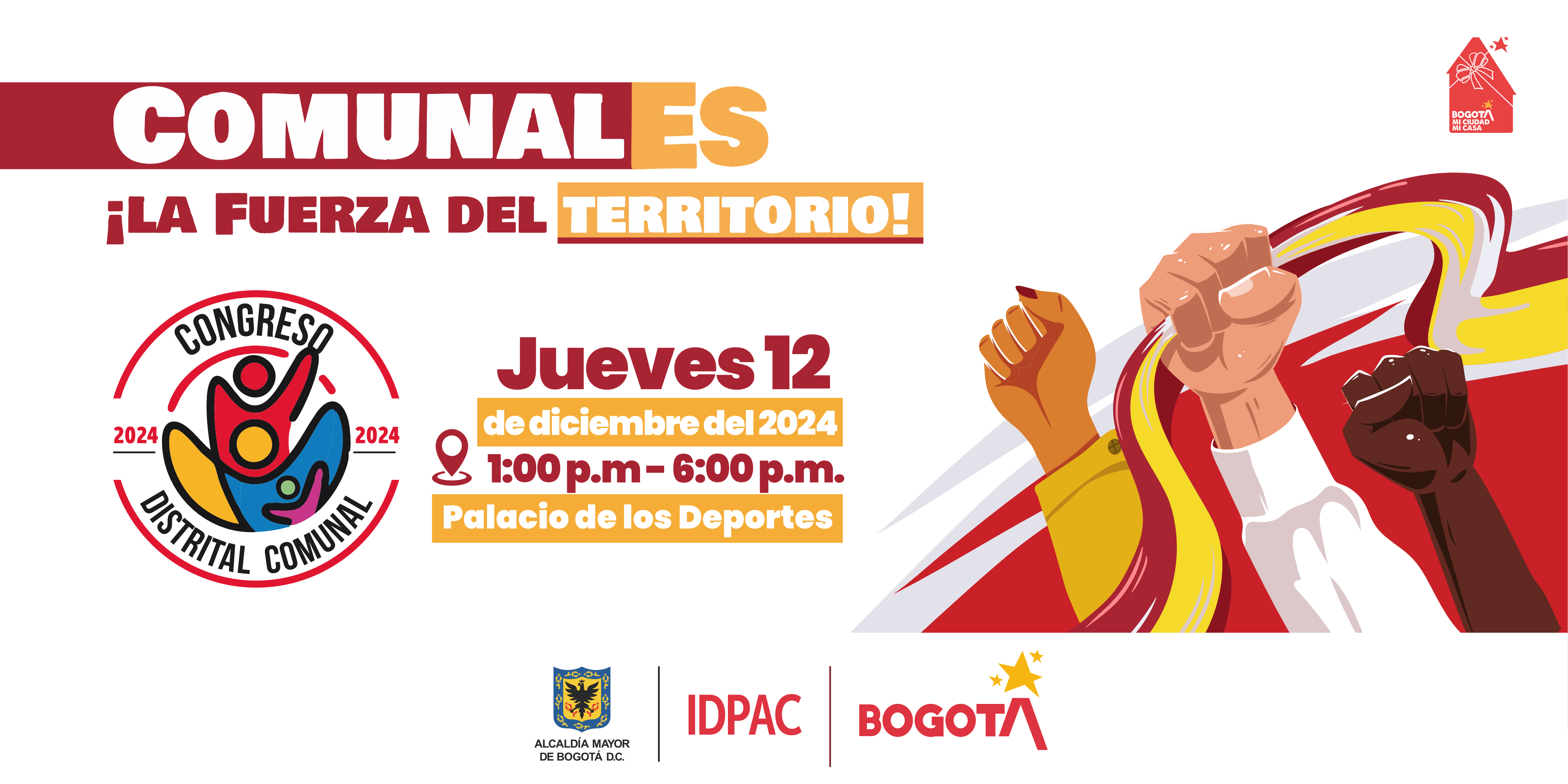 Primer Congreso Distrital Comunal, una apuesta del IDPAC