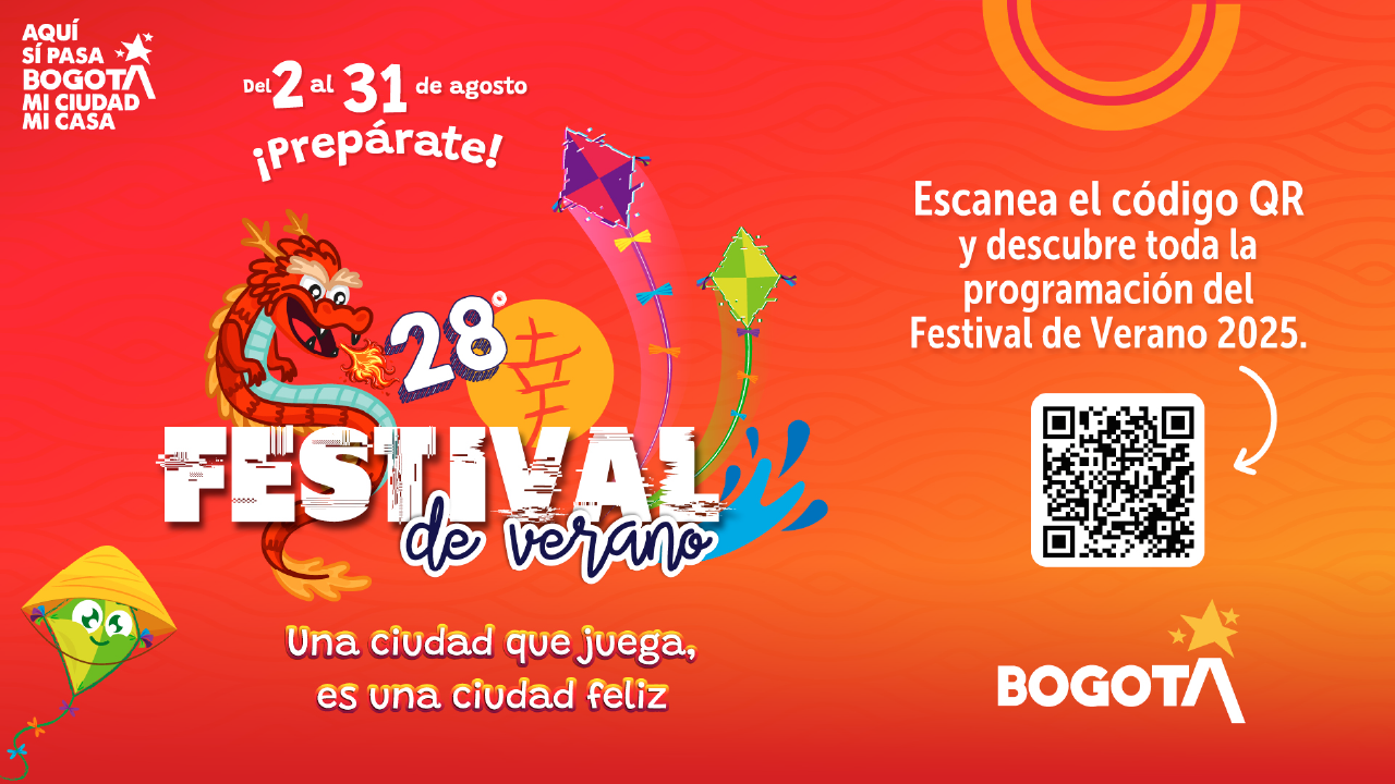 ¡Ya llega la edición número 28 del Festival de Verano de Bogotá!