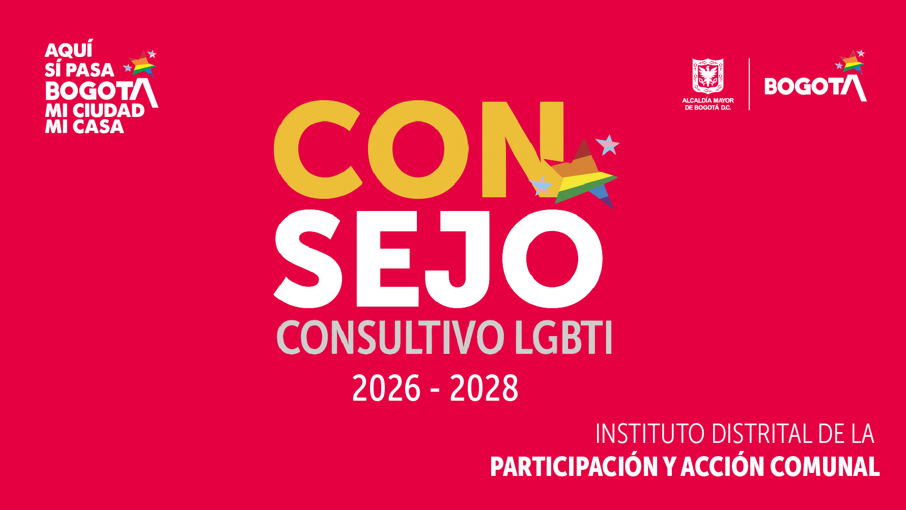 Banner Consejo Consultivo Distrital LGBTI