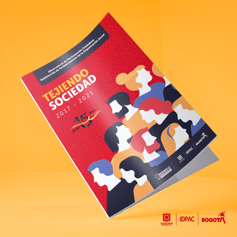 Portada de cartillas "Serie Tejiendo Sociedad"