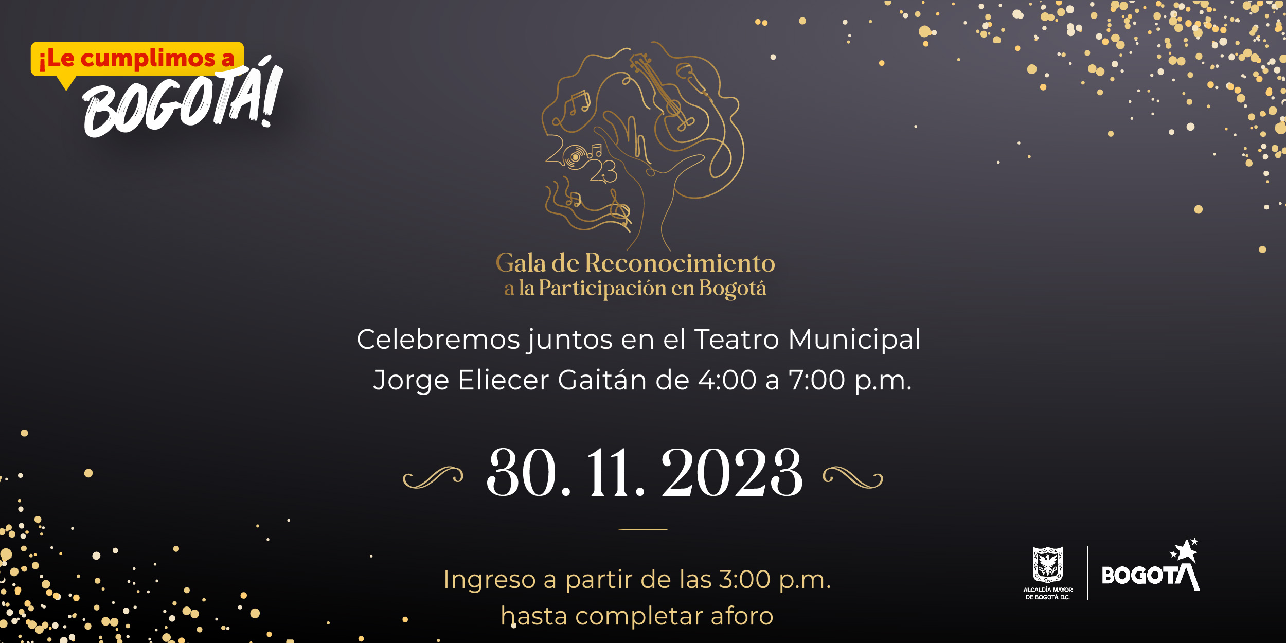 GALA DE RECONOCIMIENTO A LA PARTICIPACIÓN EN BOGOTÁ 2023