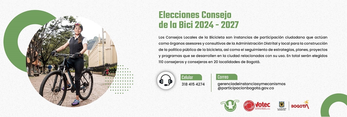 INSCRÍBETE A LA ELECCIÓN DEL CONSEJO LOCAL DE LA BICI 2024 – 2027