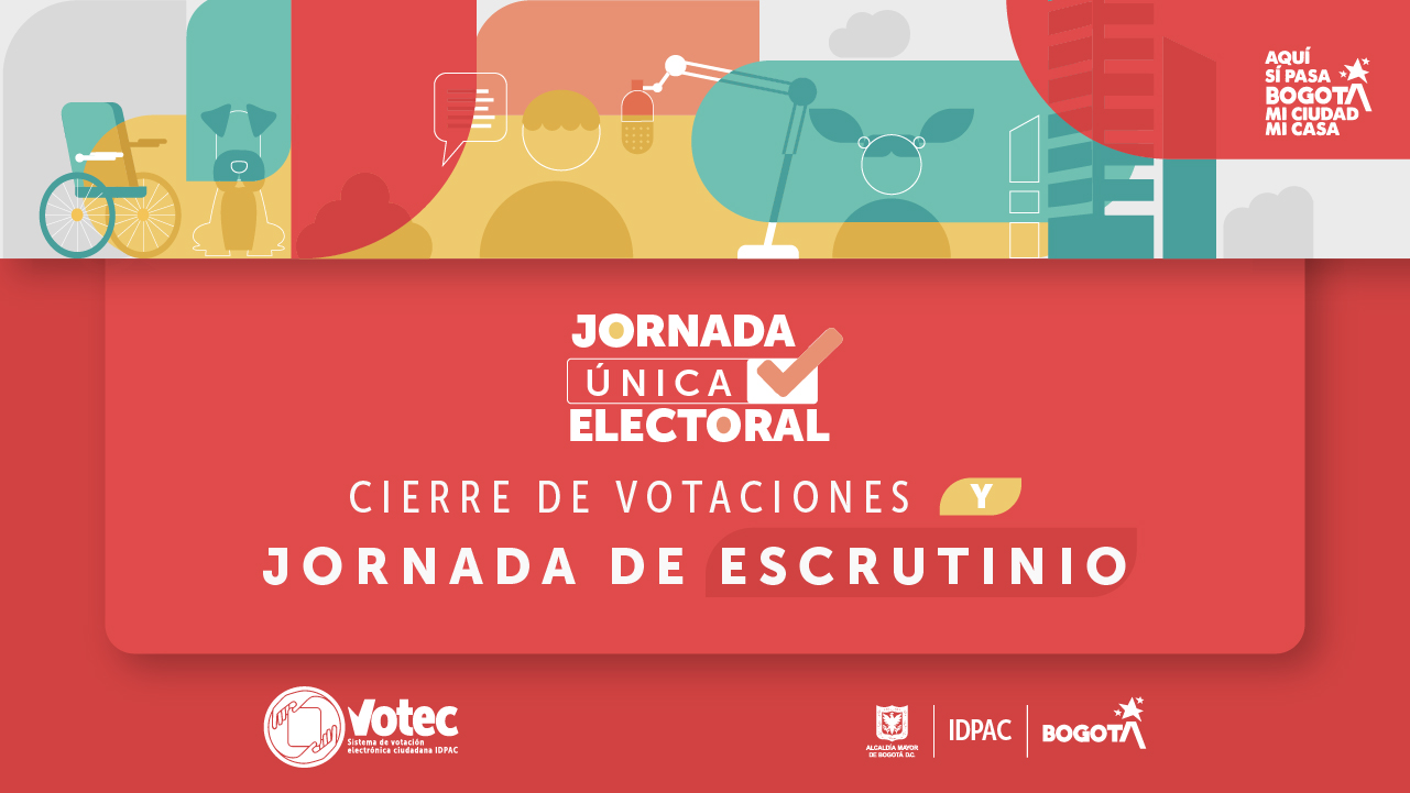 Jornada Única Electoral: cierre de votaciones y jornada de escrutinio