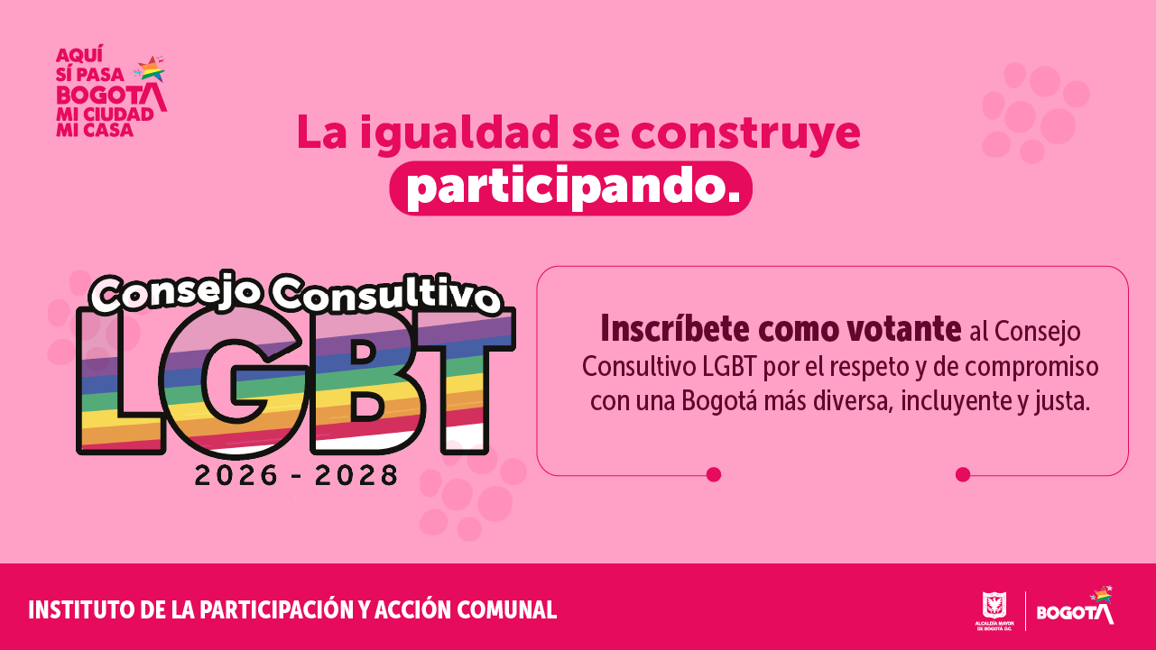 Consejo Consultivo Distrital LGBT 2026-2028