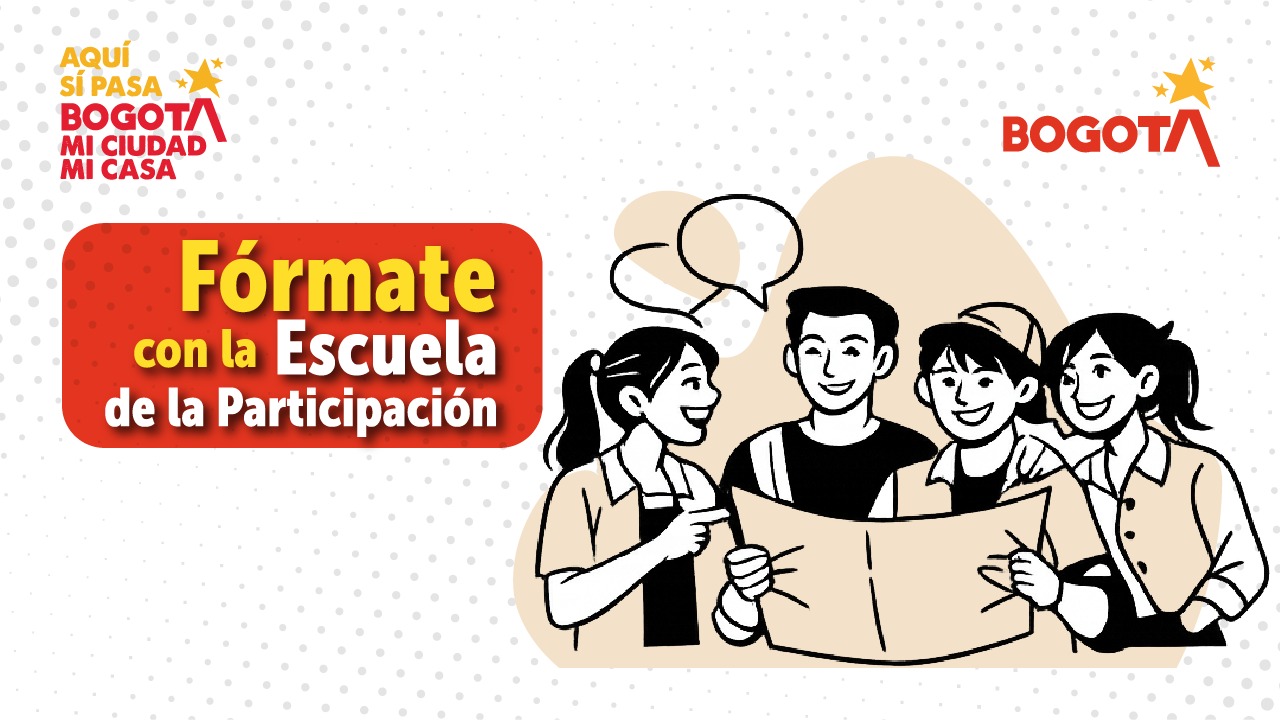 Ciudadanía participa en proceso de formación de la Escuela de la Participación del IDPAC en Bogotá para fortalecer la democracia y el liderazgo comunitario.