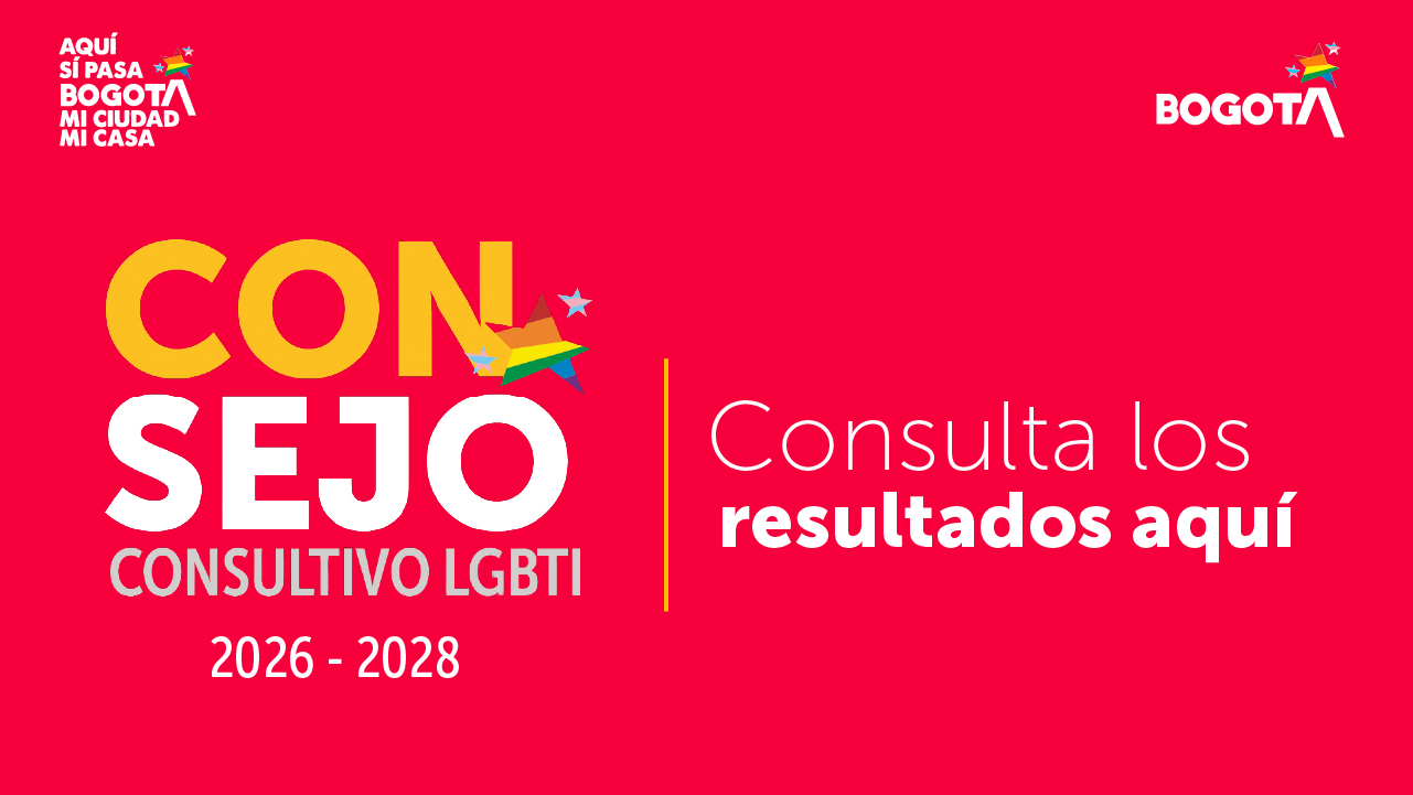 Resultados del proceso de participación democrática del Consejo Consultivo Distrital LGBTI 2026–2028 en Bogotá, publicados por el IDPAC.