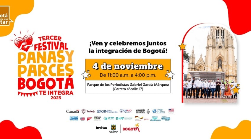LA INTEGRACIÓN SE TOMA A BOGOTÁ CON EL TERCER FESTIVAL DE PANAS Y PARCES 2023