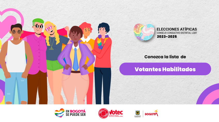 Consulte el listado de electoras y electores habilitados / Votec