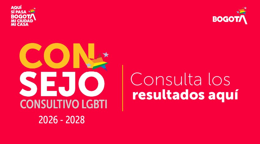 Resultados del proceso de participación democrática del Consejo Consultivo Distrital LGBTI 2026–2028 en Bogotá, publicados por el IDPAC.