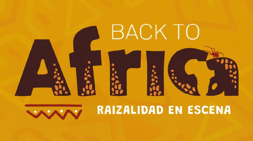 Pieza gráfica promocional del evento "Back to Africa: Raizalidad en Escena", iniciativa del IDPAC para el fortalecimiento cultural y la lengua kriol de la comunidad raizal en Bogotá.